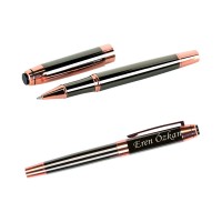 Füme renk Bakır Renk Gövde Metal Roller Kalem