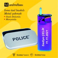 Police Rainbow Metal Gazlı Çakmak 