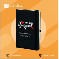 Öğretmene Özel Deri Tarihsiz ajanda Tekli 