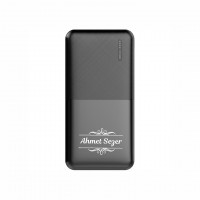 Kişiye Özel Siyah Powerbank